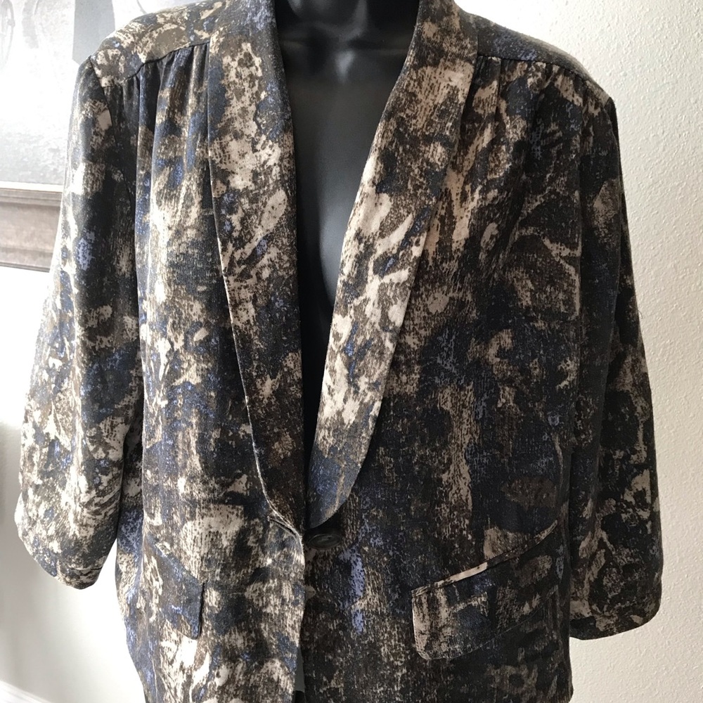 COLDWATER CREEK CLASSIC BLAZER PETITE LARGE 14-16   EUC - Picture 11 of 11